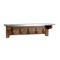 Alaterre Furniture Millwork 40" Hook Shelf - Wood/Zinc AWMW2471Z - alternate 6